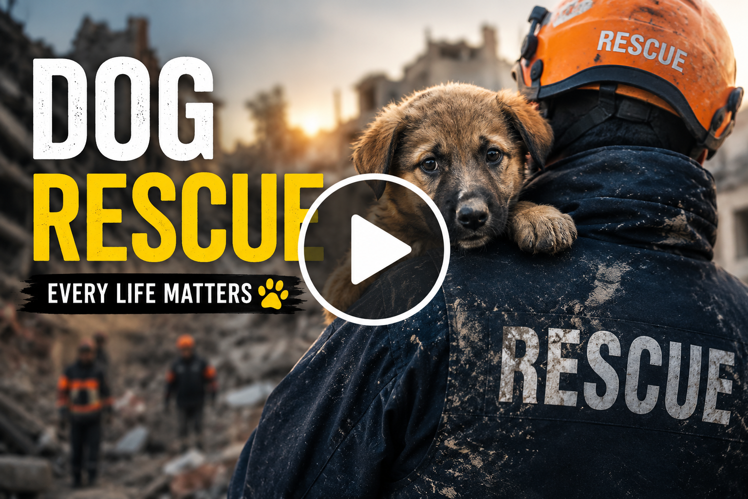 Emergency animal rescue video